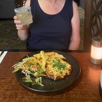 Vegan parmigiana   at The Korumburra Middle Hotel in Korumburra