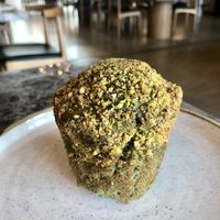 Pistachio muffin  at ORIGIN 33 - The Galleria Mall in Abu Dhabi
