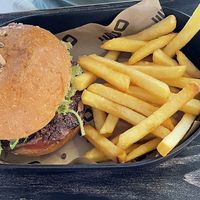 Vegan burger   at ORIGIN 33 - The Galleria Mall in Abu Dhabi