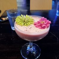 Black forest cocktail at Bernie's Bar in Newcastle