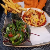 Pasta bake at Pendulum Bar & Grill in Paisley