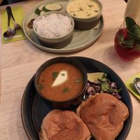 Mumbai Pav Bhaji and Kerala Vegetable Moilee at Kokam to-go in Delft