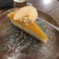 Passion fruit cheesecake   at Bar Verde in Maastricht