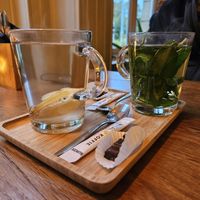 Ginger & Herbal Tea at Bar Verde in Maastricht