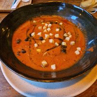Tomato soup at Bar Verde in Maastricht
