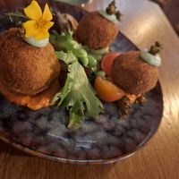 Risotto balls at Bar Verde in Maastricht