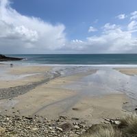 View from seats   at The Hidden Hut in Portscatho