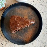 Pastel de chocolate at Neek'kafé in Mexico City