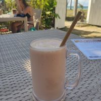 Mango and banana shake at My Tablea Cafe in Cebu
