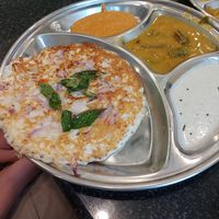 Uttapam at Arputha Vilas Veg Restaurant in Central Singapore