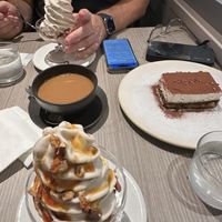 Soft serve and tiramisu   at plant more in Tokyo