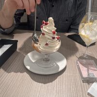 Soft serve  at plant more in Tokyo