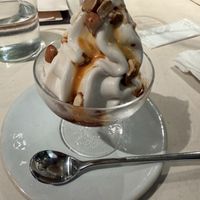 Vegan vanilla soft serve! Very delicious. Unfortunately, we watched it sit on the counter for 5 minutes before they brought it out to us.  at plant more in Tokyo