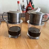 Coffee  at Café Pho Ga in Ninh Binh