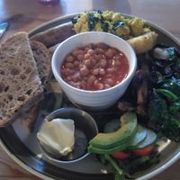 Full breakfast at Mad Cucumber in Bournemouth