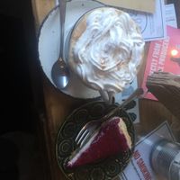 Coffee with squirty cream! at Mad Cucumber in Bournemouth