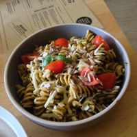 Pesto pasta 💚 at Mad Cucumber in Bournemouth