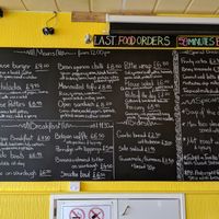daily menu board at Mad Cucumber in Bournemouth