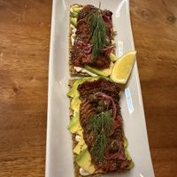 Purple gravlox   at The Raw Temple in Ubud