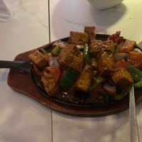 Sizzling tofu with mushrooms at The Corner in New York City