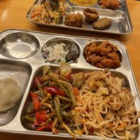 They worked out about £5 and £4   at Dhaba Beas - Na Porici in Prague