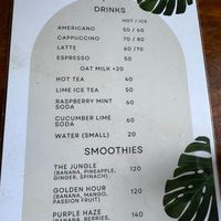 Deinks at The Sol Cafe - Maybe closed in Koh Lanta