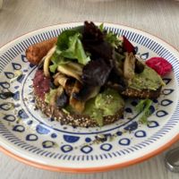 Toast vegan  at Flamingo's in Lanzarote