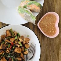  at White Lotus Vegetarian Restaurant in Vientiane