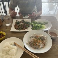   at White Lotus Vegetarian Restaurant in Vientiane