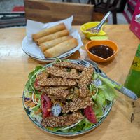  at White Lotus Vegetarian Restaurant in Vientiane