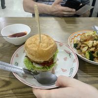   at White Lotus Vegetarian Restaurant in Vientiane