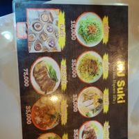 They also have set dishes at MJ Suki Restaurant - ຮ້ານອາຫານ ເອັມເຈ ສຸກີ້ in Vientiane