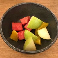 Fruit salad at Circle Cafe - DIFC  in Dubai