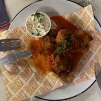 Amazing blue cheese vegan   at The Gravy Train Poutine - Neepsend Social Club & Canteen in Sheffield