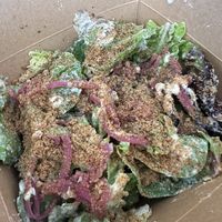 Vegan Caesar salad    at Back Bench Pizza in Ventura