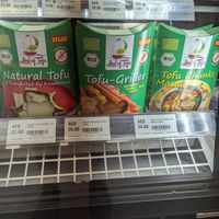 Tofu products at Franprix - International Tower in Abu Dhabi