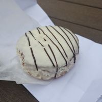 Cookies and cream at Blackbird Doughnuts  in Watertown
