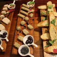 Vegan cheese at Green Point in Cusco