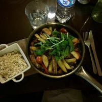 Vegan Lomo saltado @ Green Point at Green Point in Cusco