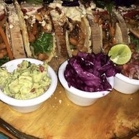 Delicious tacos with homemade vegan cheeze  at Green Point in Cusco