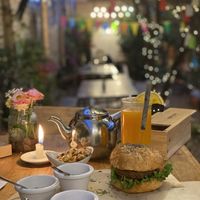 quinoa burger at Green Point in Cusco