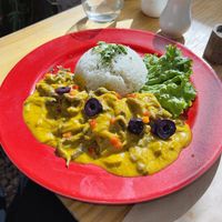Aji stew  at Green Point in Cusco