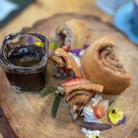 Cinnamon roll🤤  at Green Point in Cusco
