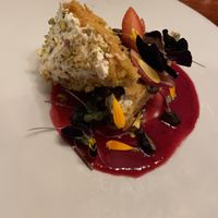 Carrot Cake (really good!)  at Green Point in Cusco