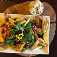 Peruvian stir fry at Green Point in Cusco