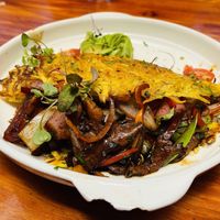 Hash brown  at Green Point in Cusco