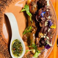 English breakfast style sandwich  at Green Point in Cusco