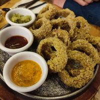 Best onion rings ever at Green Point in Cusco