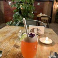 Strawberry lemonade  at Green Point in Cusco