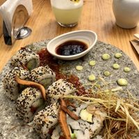 I was visiting Cusco and my hotel was walking distance to Green Point. I went there 4 times in 3 days. The food is excellent. Best is Smoked Oyster Mushroom Sushi   at Green Point in Cusco
